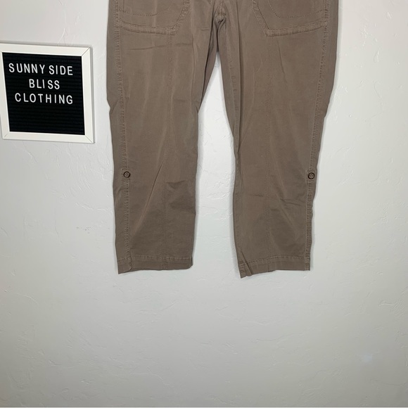 Aventura Cotton Brown Capris Size 8 *NWOTS* - Picture 4 of 10